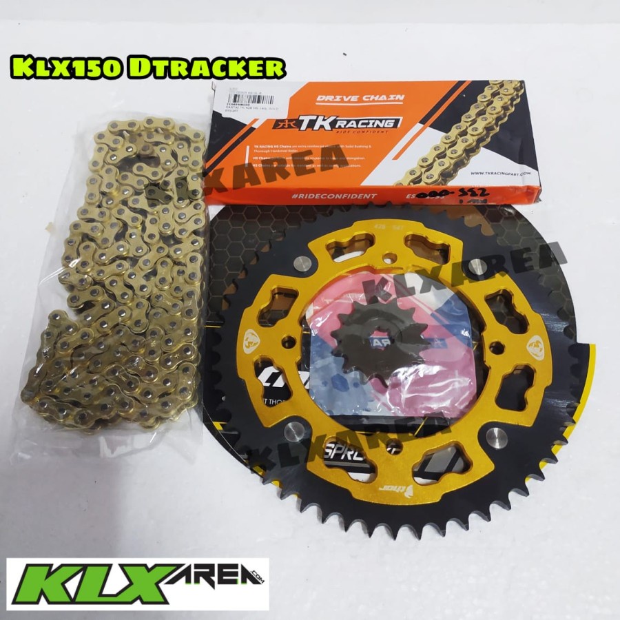Gear set gir set klx crf 150 L thor tk size 55-56