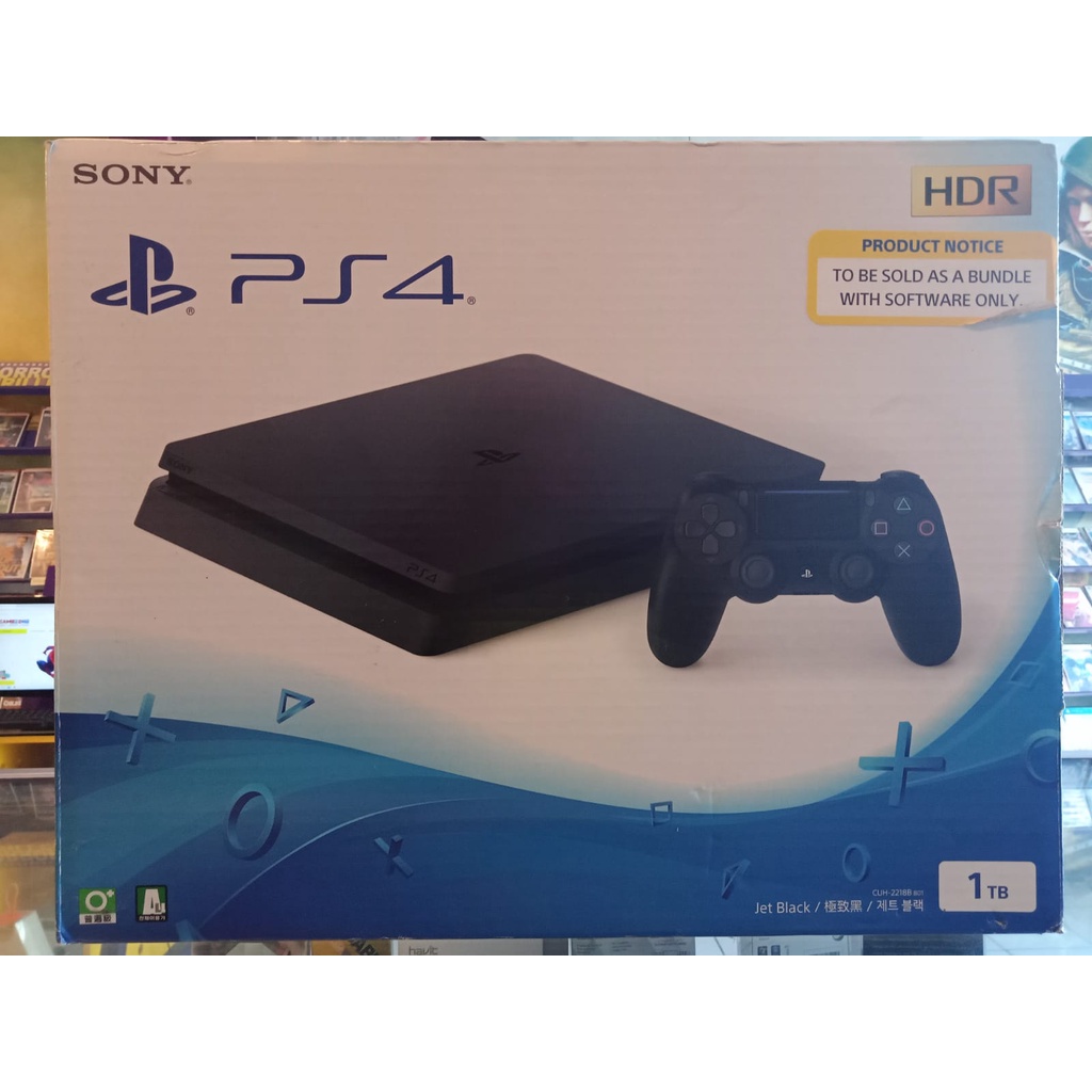 PS 4 Slim 1TB CUH-2218B Second / Bekas