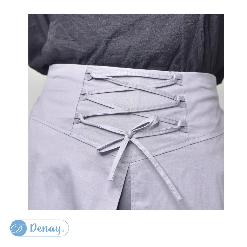 TOKODENAY - Celana Panjang Wanita - Clarissa Kulot Matt Poplin Street Premium Quality - Fashion Muslim-3