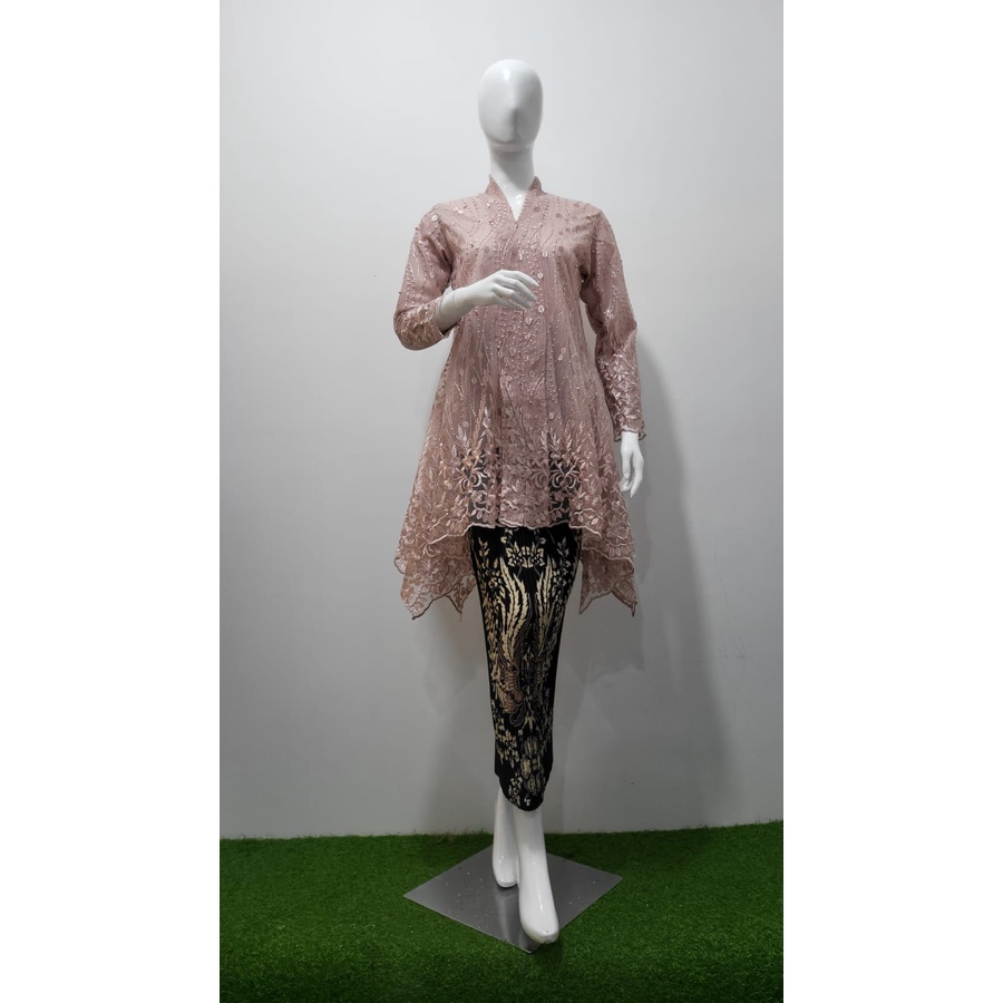 Kebaya Tunik Tulle Busui / Kebaya Moderen Tulle Busui / Kebaya Pesta Cantik / Kebaya Floy Kutu Baru