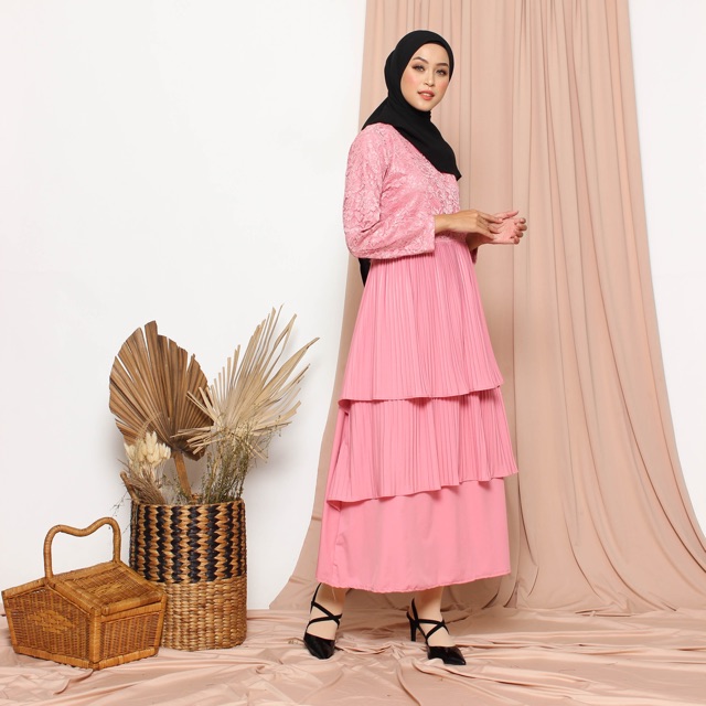 Fredella Maxy Dress/ busui friendly/ gamis kondangan/ dress kondangan/ gamis kekinian/ maxi dress/ d