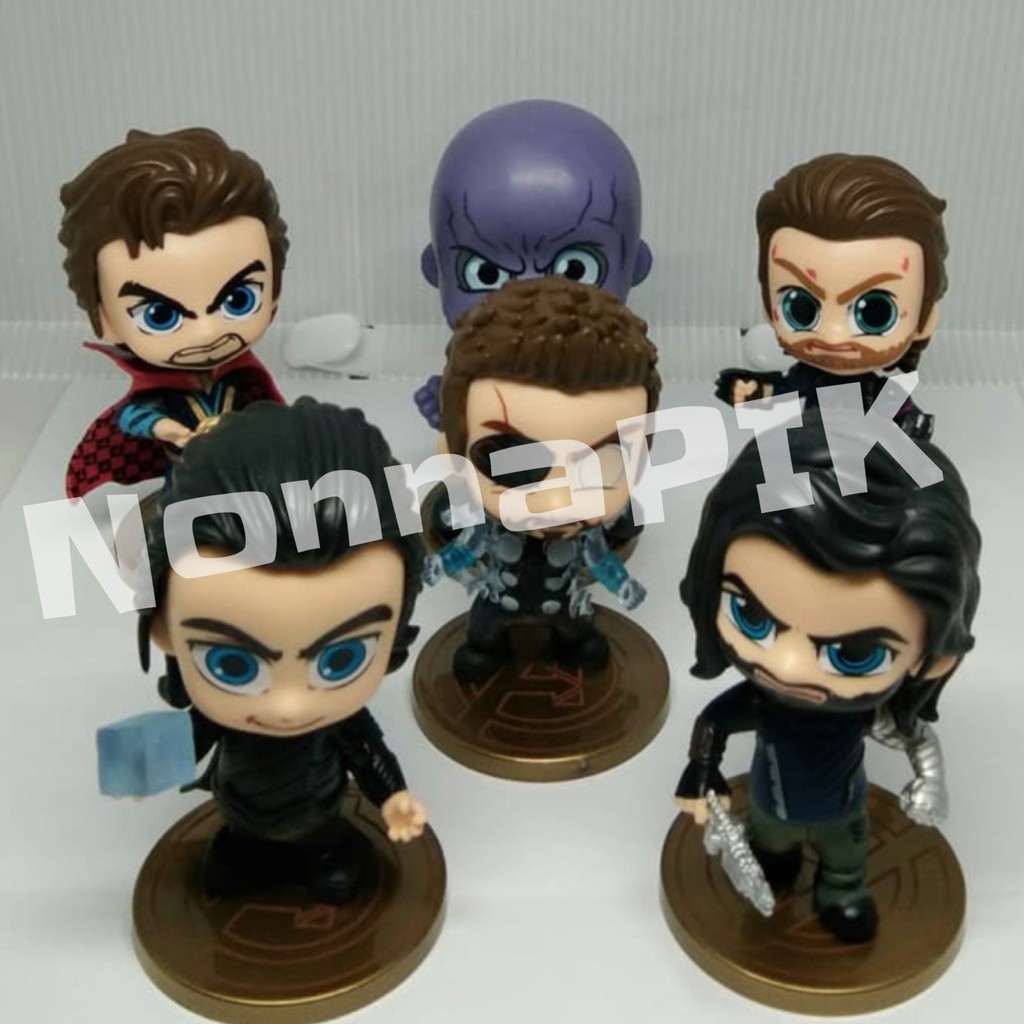 CHIBI - Action Figure Pajangan Boneka Superhero Avengers Super Heroes