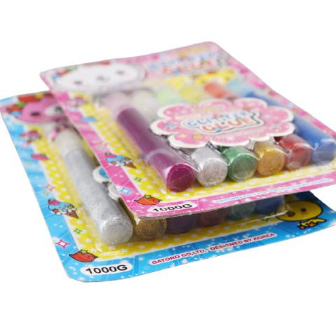 

DEXTONE SLIME GLITTER GLUE LEM GLITTER 6PCS + MANIK 1219-241