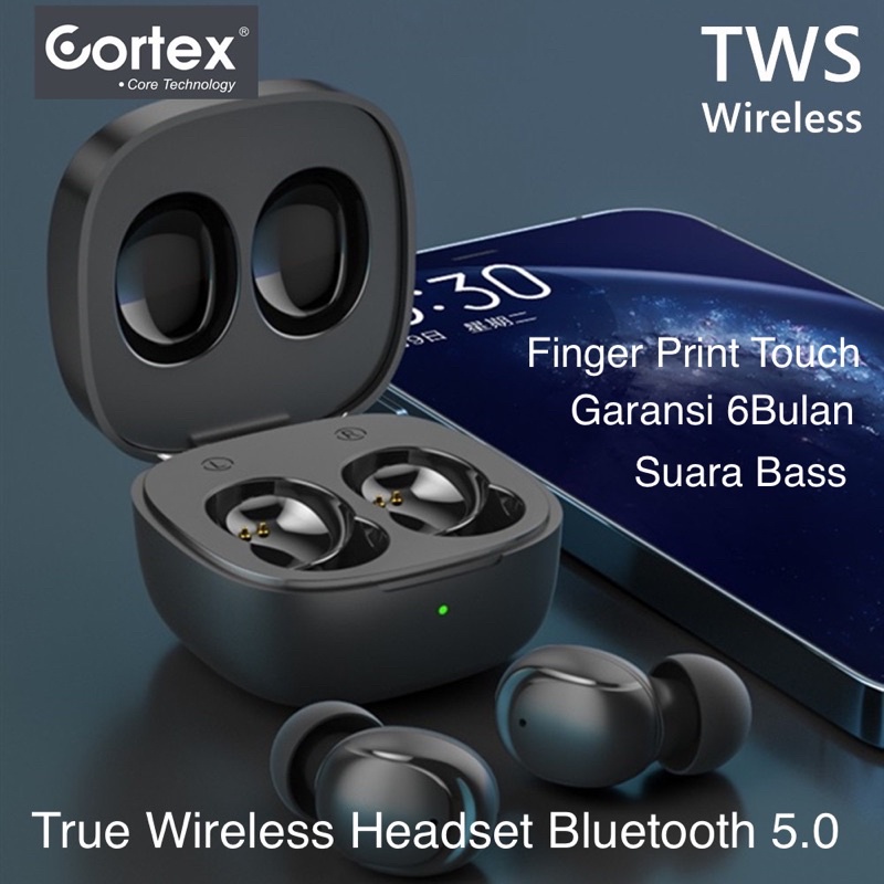 Cortex XY-30 True Wireless Headset Bluetooth Earphone Mini Earbuds TWS Handsfree Bluetooth 5.0