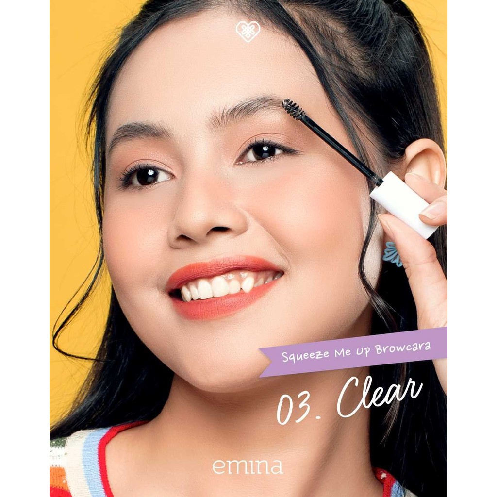 ✿ELYSABETHME✿ ˜”*°• emina •°*”˜. Emina Squeeze Me Up Browcara maskara alis mascara cocok untuk remaja dan pemula makeup