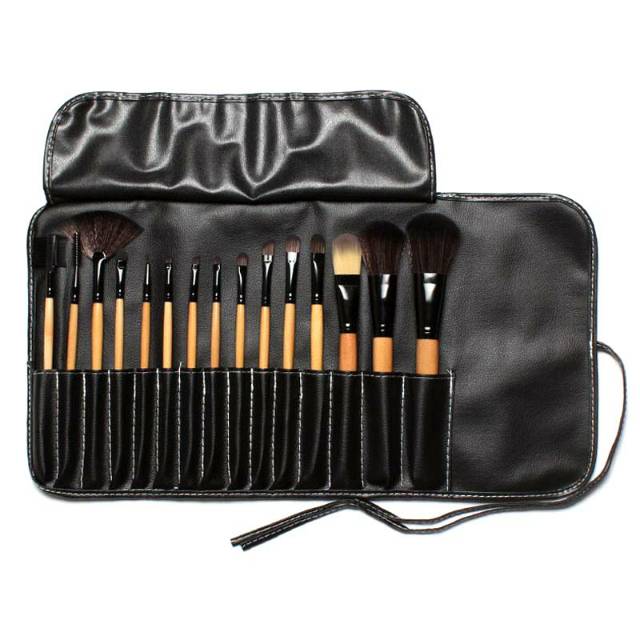 Kuas Make Up Profesional 15 PCS - XZ15 - Black