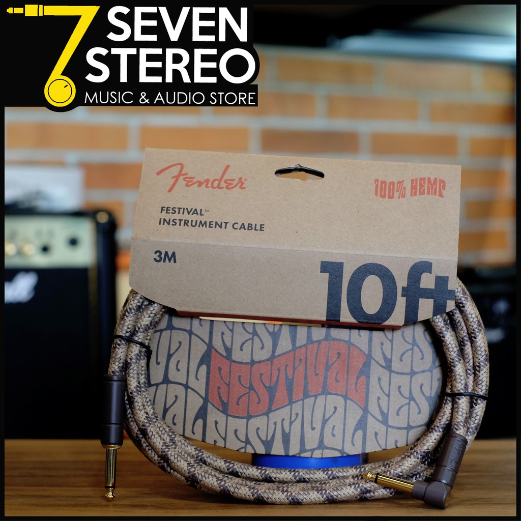 Fender festival Series Instrument Cable 10ft festival