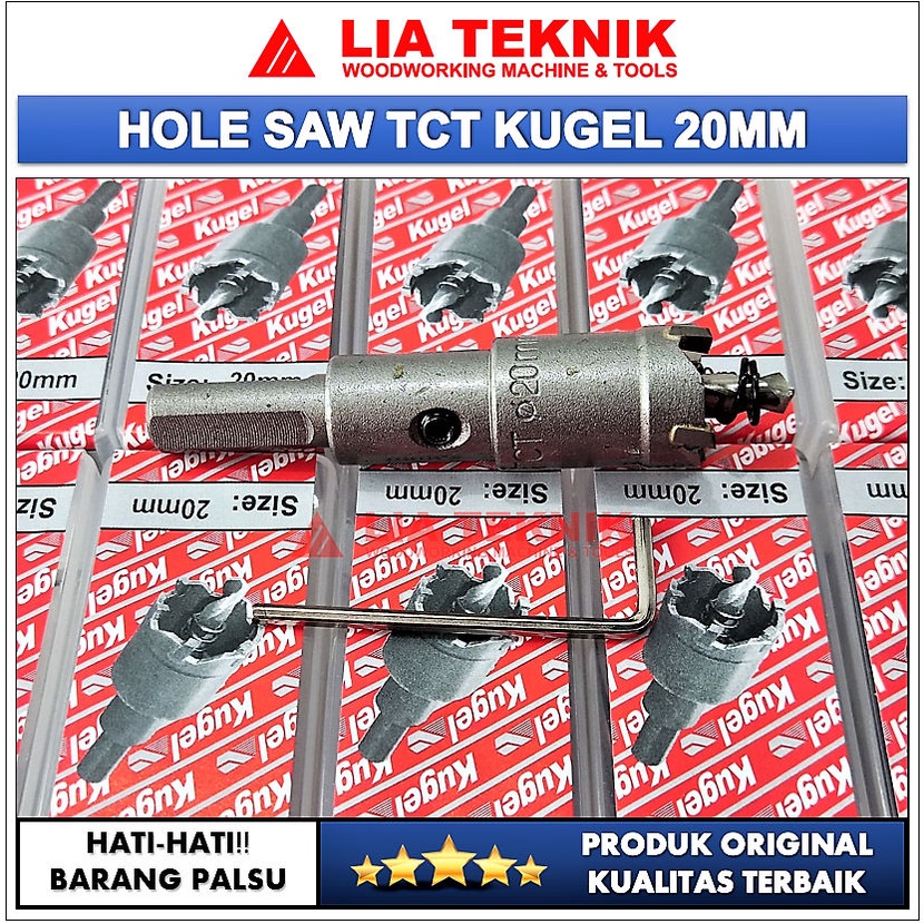 Jual Hole Saw Mata Bor Besi Tct Tungsten Carbide Tipped Kugel Mm Shopee Indonesia