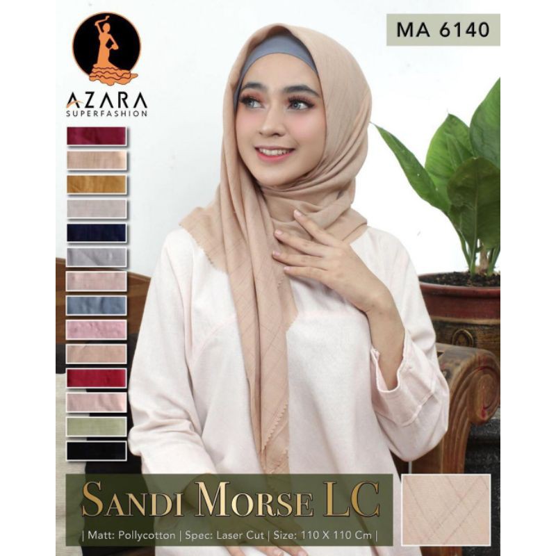 Hijab segiempat Sandi Morse Lc