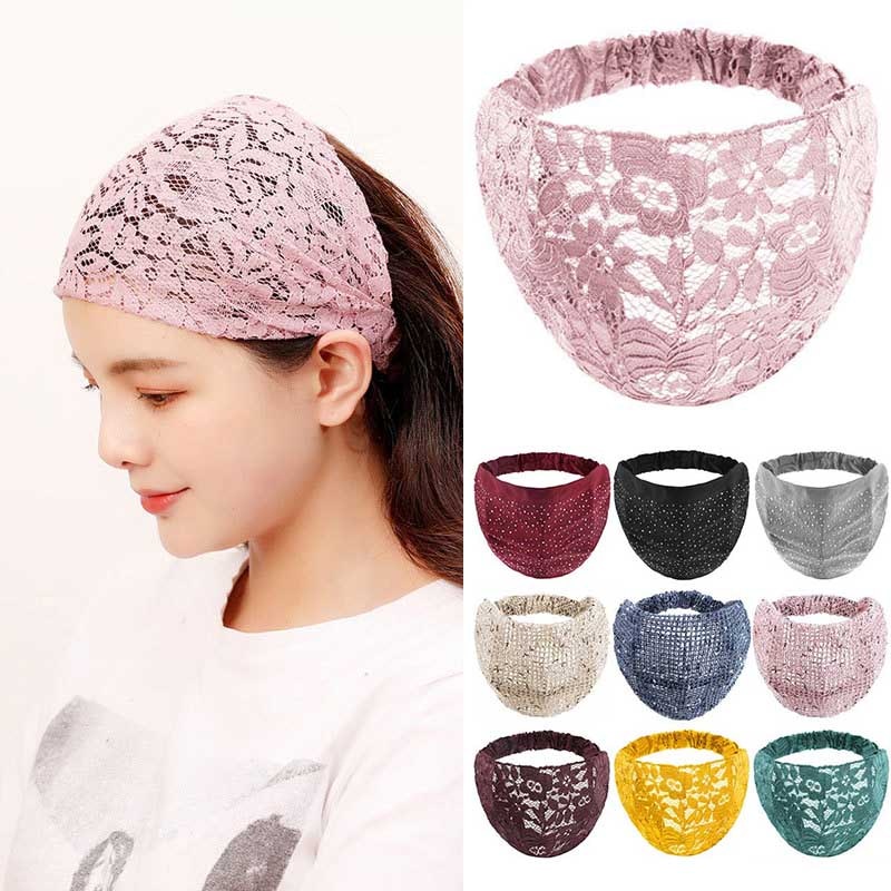 Premium Bandana Sorban Pinggiran Lebar Elastis Ala Korea Untuk Bando Motif Bunga Kekinian Wanita Import / Headband Cher Aestneeds Bandana Bando Aesthetic Headband Pinteresto