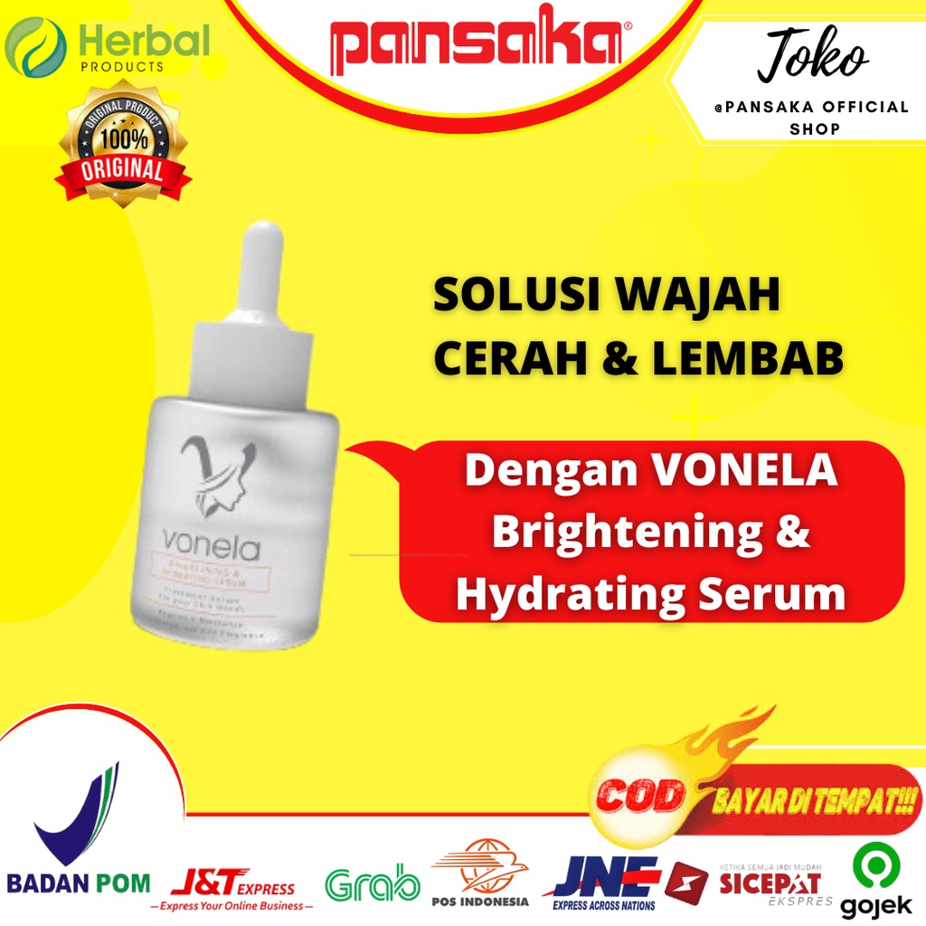 Vonela Brightening dan Hydrating Serum BPOM