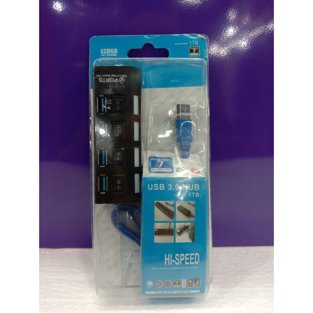 USB HUB 4 PORT 3.0 USB