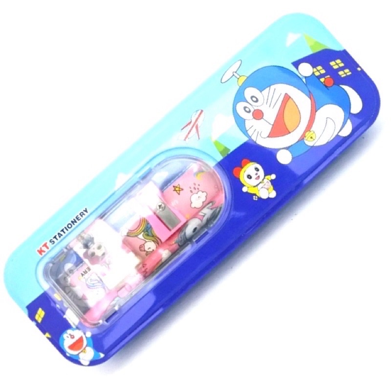 tempat pensil kaleng + stationery GP015 online karakter gp0 kotak pensil pencil case alat tulis