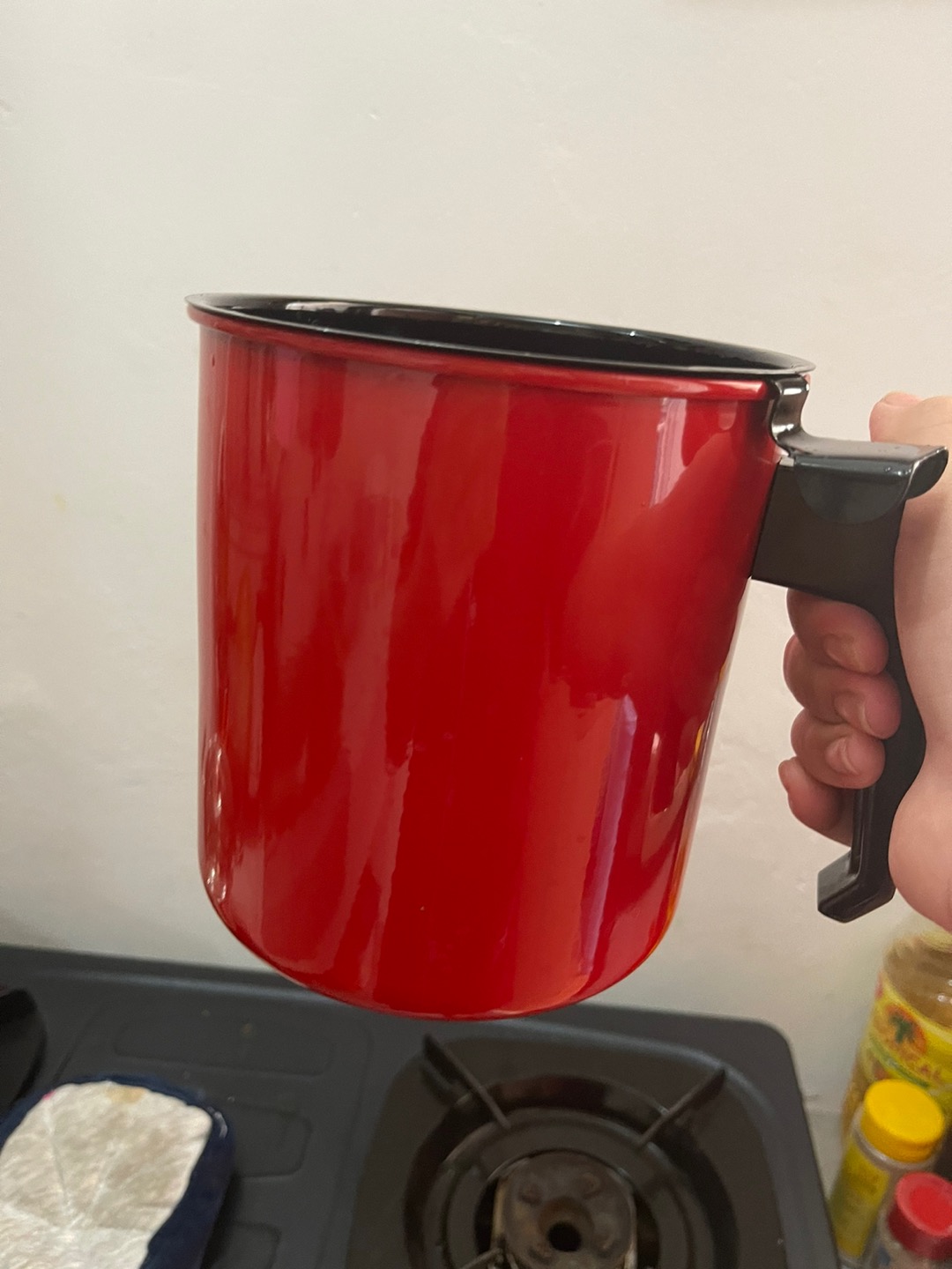 Kitchen Oilpot Maslon Maspion Wadah / Saringan Minyak Teflon Murah Bagus