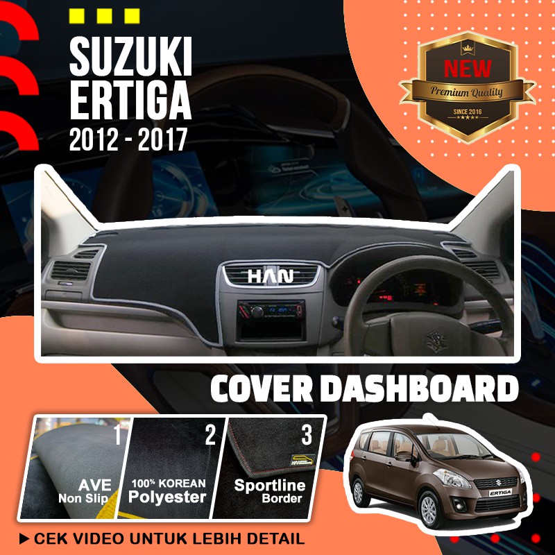 COVER DASHBOARD SUZUKI ERTIGA KARPET DASHBOARD MURAH AKSESORIS MOBIL 2012 2013 2014 2015 2016 2017
