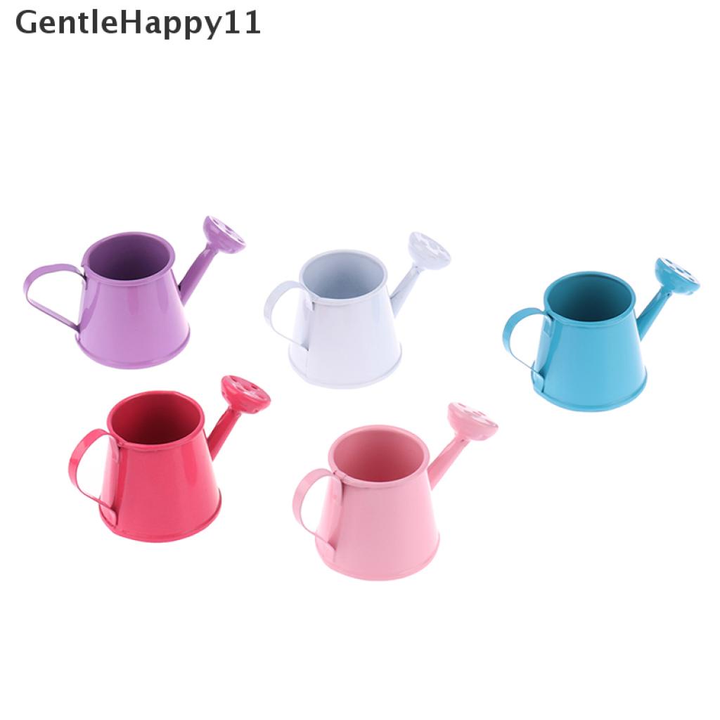 Gentlehappy 1Pc Miniatur Penyiram Tanaman Bahan Metal Skala 1 / 6 1 / 12 Untuk Dekorasi Rumah Boneka