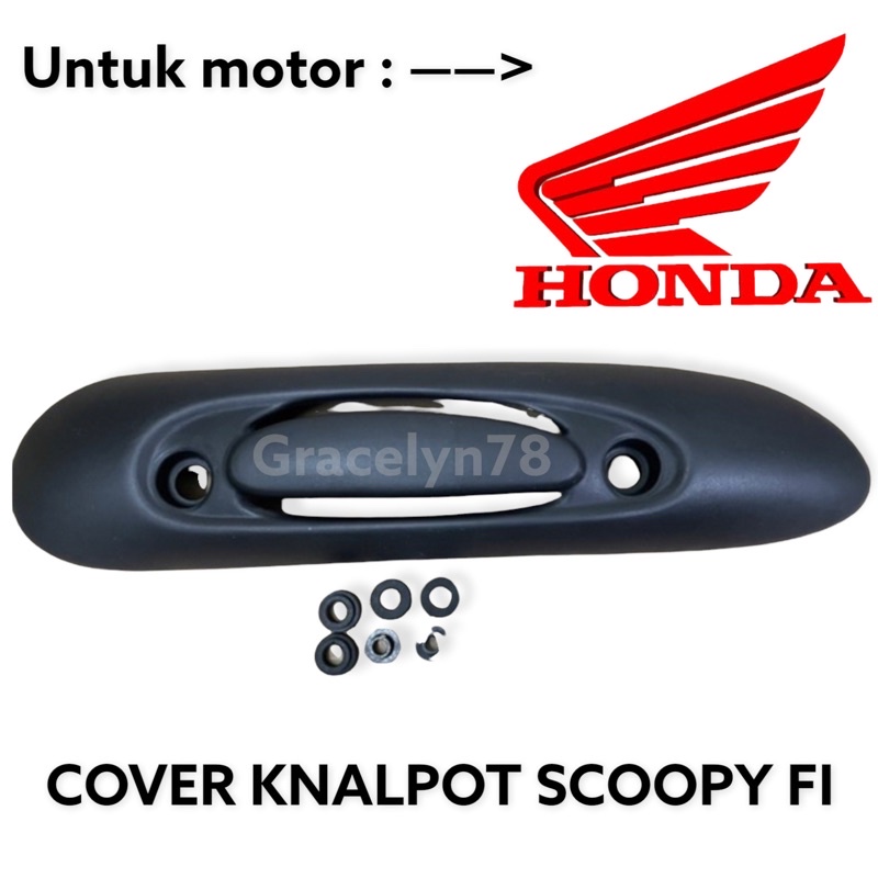 cover knalpot SCOOPY FI tutup knalpot SCOOPY FI anti pecah FOURSIX_46