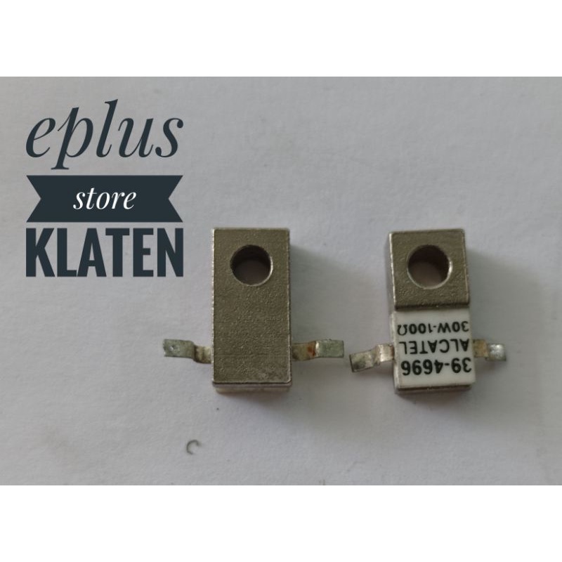 Resistor Flange 100 ohm 30 watt kaki 2 cocok untuk attenuator Rflange