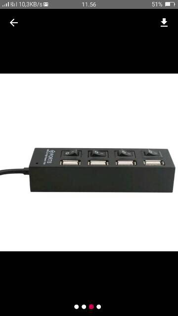 USB Hub 2.0 4Port On Off high Speed