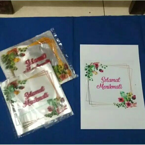 Diskon Besar!!! Selamat Makan Plastik. Isi 50.( Uk 20x20 )