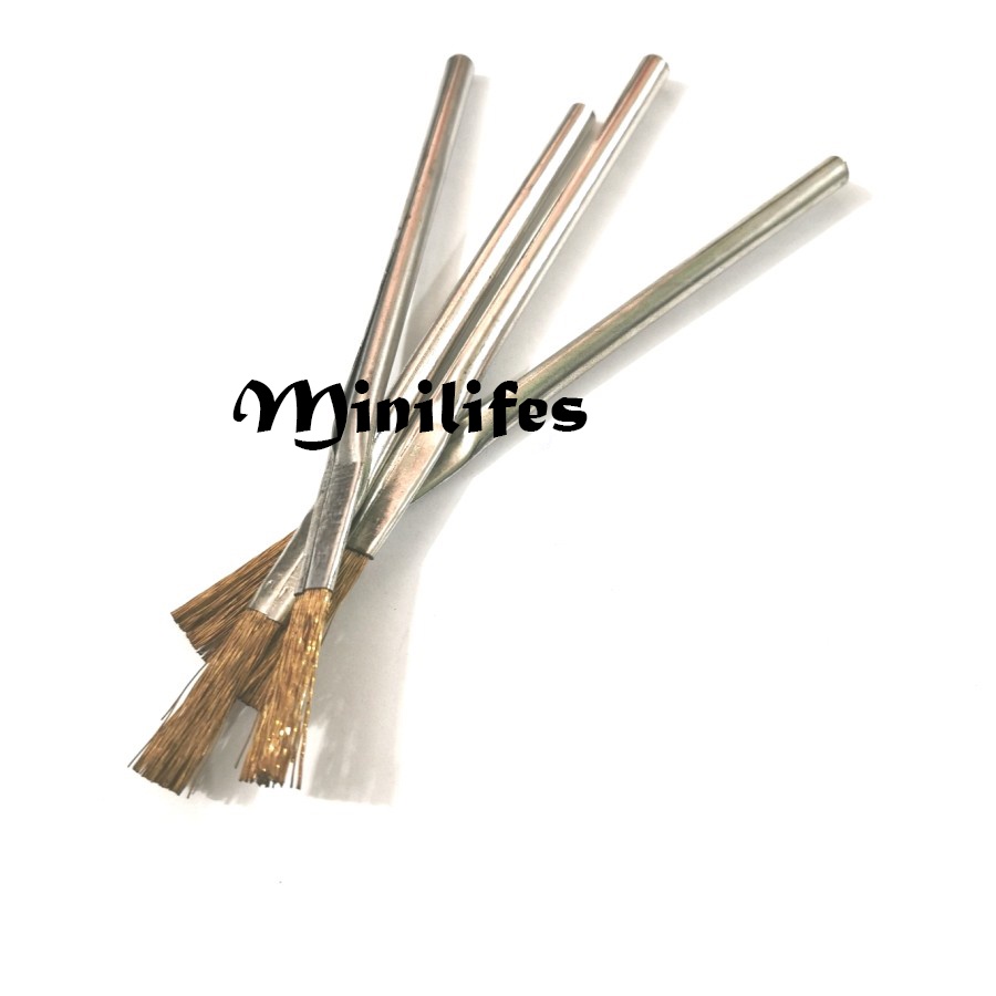 SIKAT KAWAT MINI - KUAS PEMBERSIH SELA MESIN - KOAS KAWAT KUNINGAN TEMBAGA MINI - COIL BERSIH KOTORA