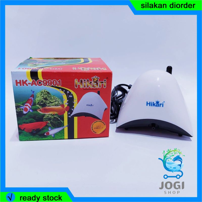 HIKARI HK AC 9901 - Pompa gelembung udara 1 Lubang Super Silent