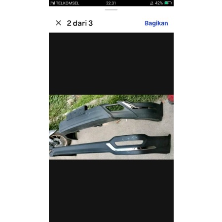 bodykit depan dan belakang toyota inova venturer 2021 oroginal