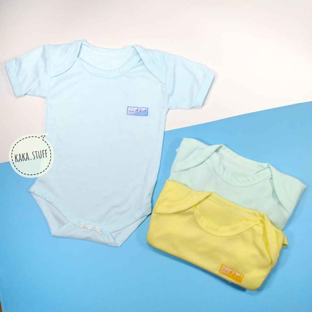 Jumper Pendek Bayi POLOS Arimbi NJA 0-3bln - KD001