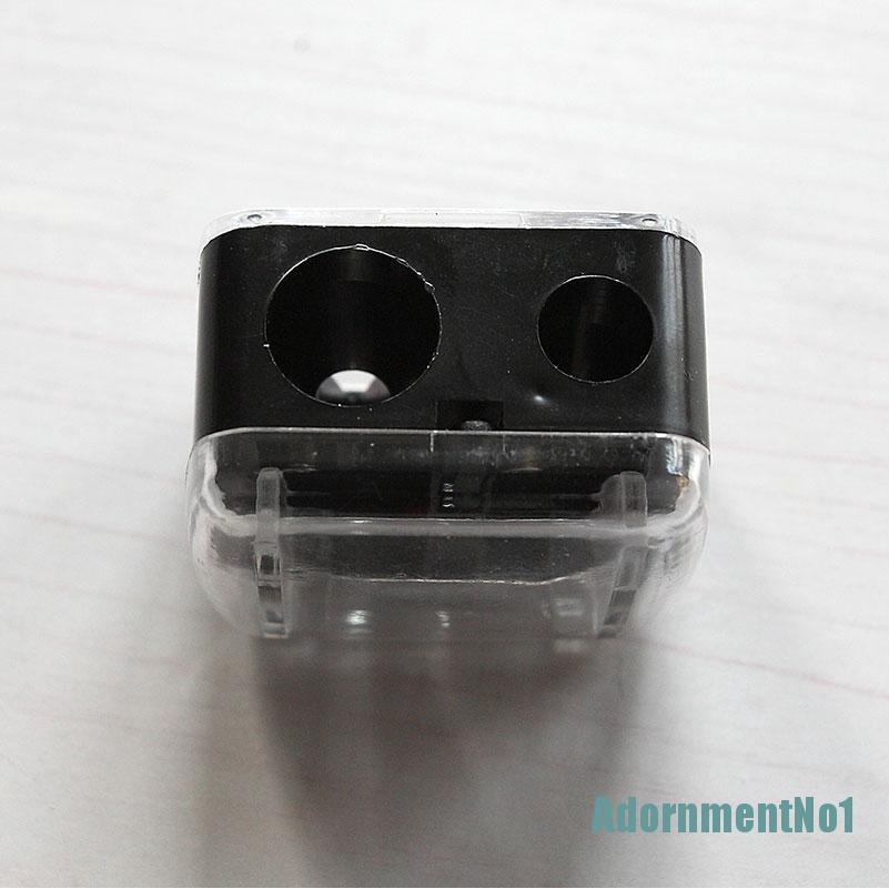 [AdornmentNo1]Precision Cosmetic Pencil Sharpener for Eyebrow Lip Liner Eyeliner 2 Holes