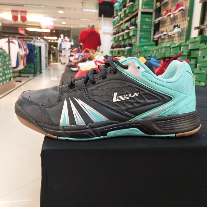 Sepatu league badminton bulu tangkis cowo pria olahraga original murah