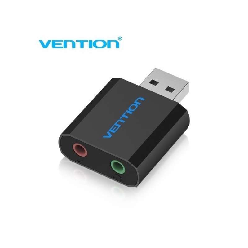 Vention S17 Universal External USB Sound Card - VAB-S17-B