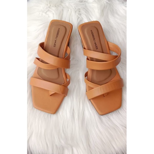 SANDAL HAK TAHU WANITA TALI KRONJO 3 CM AL 73