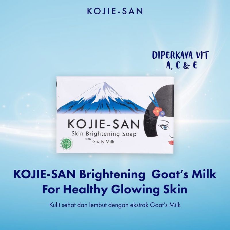 Kojiesan Brightening Soap Goat Milk / Brightening Soap Kojic / Niacinamide &amp; Glutathione Soap 65g &amp; 135g