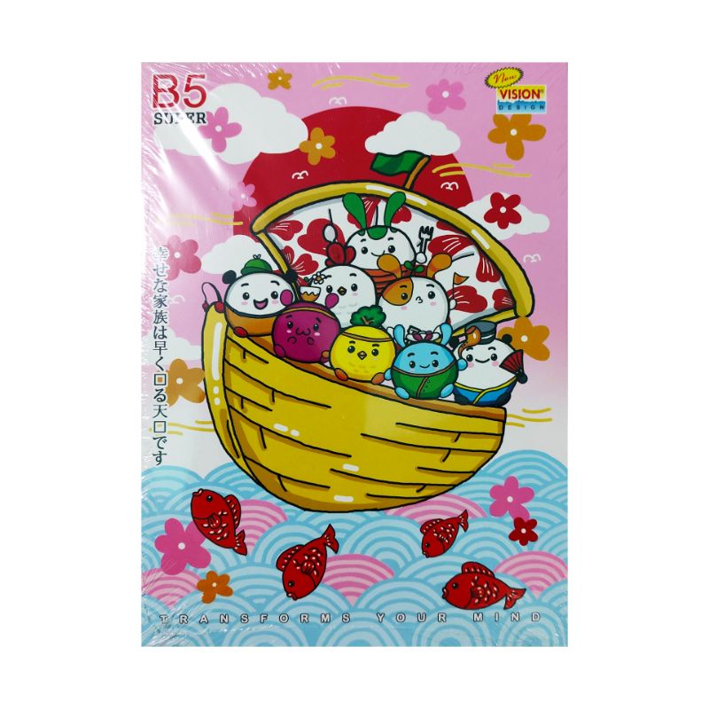 

❤ FAMILY ❤ ( 1 PACK ) Buku tulis vision isi 42 lembar ukuran B5/ BOXY