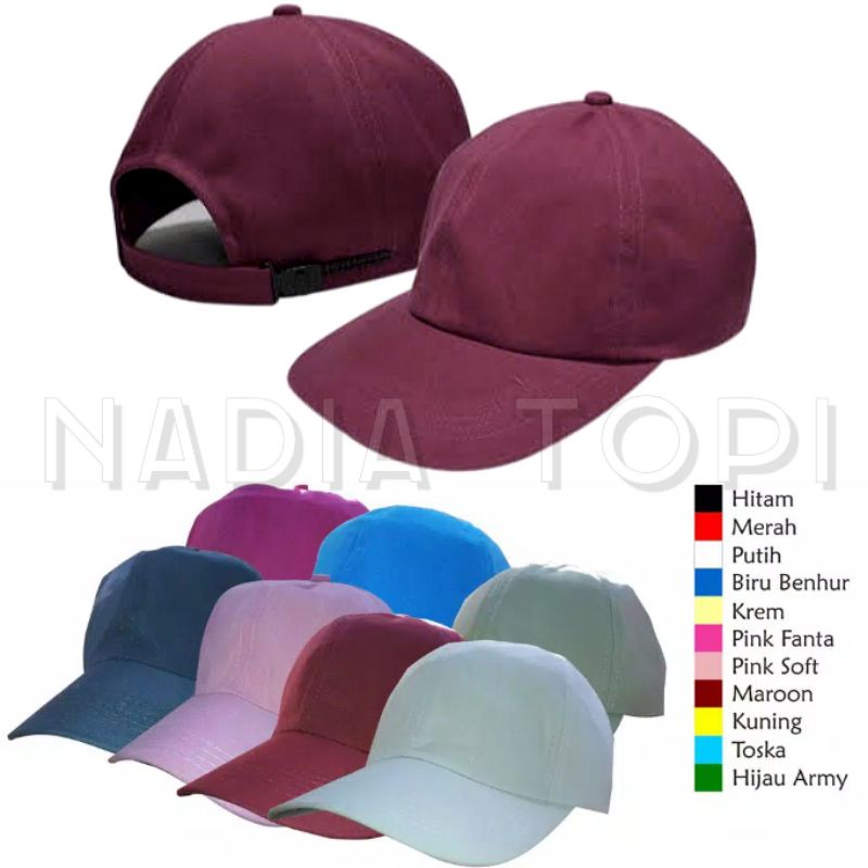 Topi Baseball Polos Dewasa Grosir murah | Shopee Indonesia