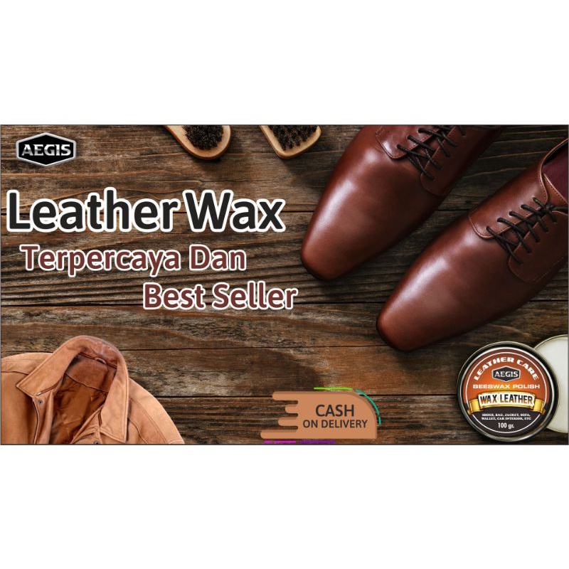 Semir Kulit Leather Balsam AEGIS Wax Leather Semir Kulit Jaket Sepatu dan bahan kulit lainnya