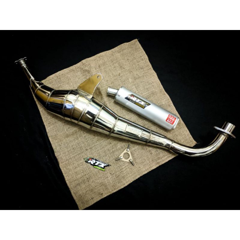 Knalpot fizr f1zr force1 model kalajengking kolong underbone by RTX RACING EXHAUST