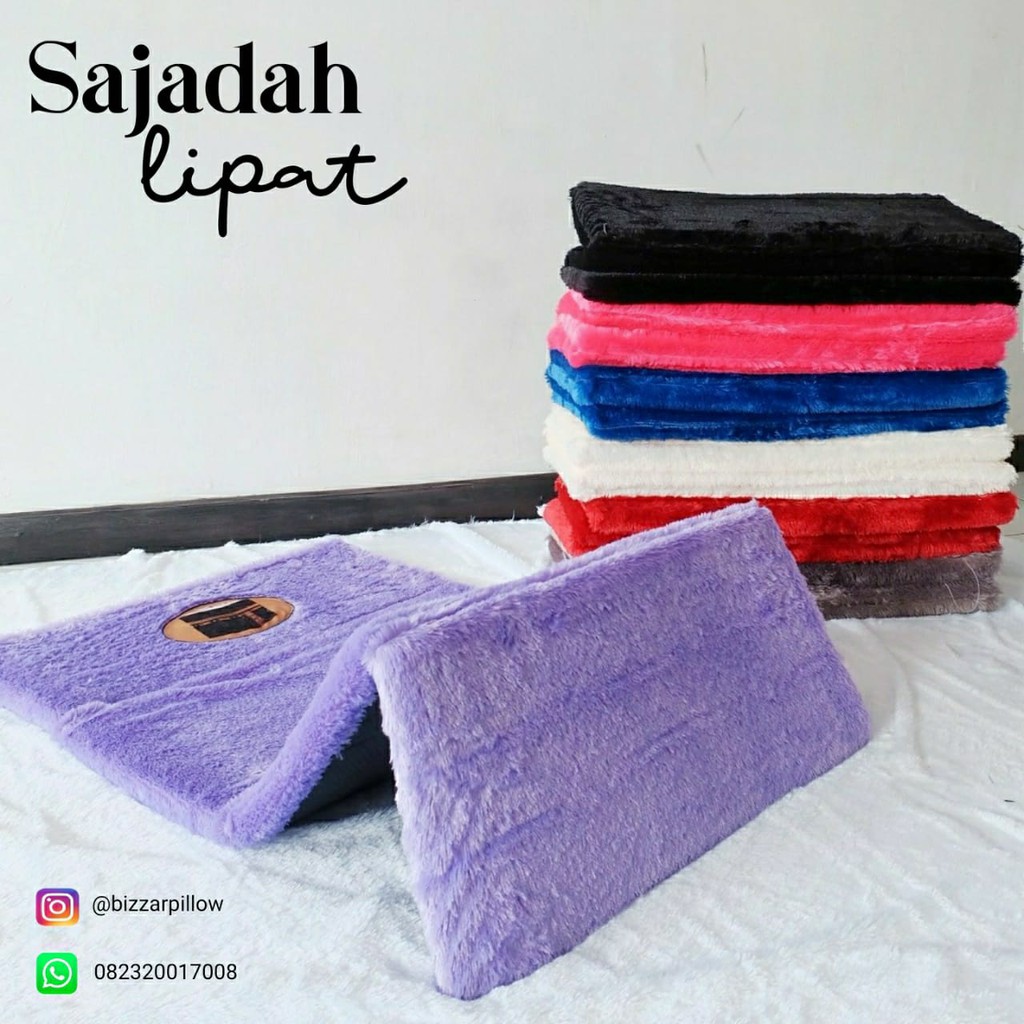 Bizzarpillow Sajadah Dewasa Busa Lipat 4 uk 120 x 65 x 3cm BZ259