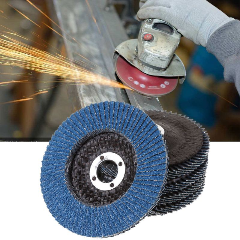 80 Grit Grinding Wheels Flap Discs 100mm 4 Angle Grinder Sanding Disc Abrasive Shopee Indonesia