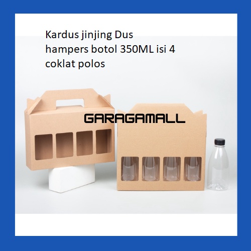 

Kardus die cut dus packing kardus hampers botol 350 ml isi 4 tas jinjing botol kardus box coklat polos (isi 10 pcs)