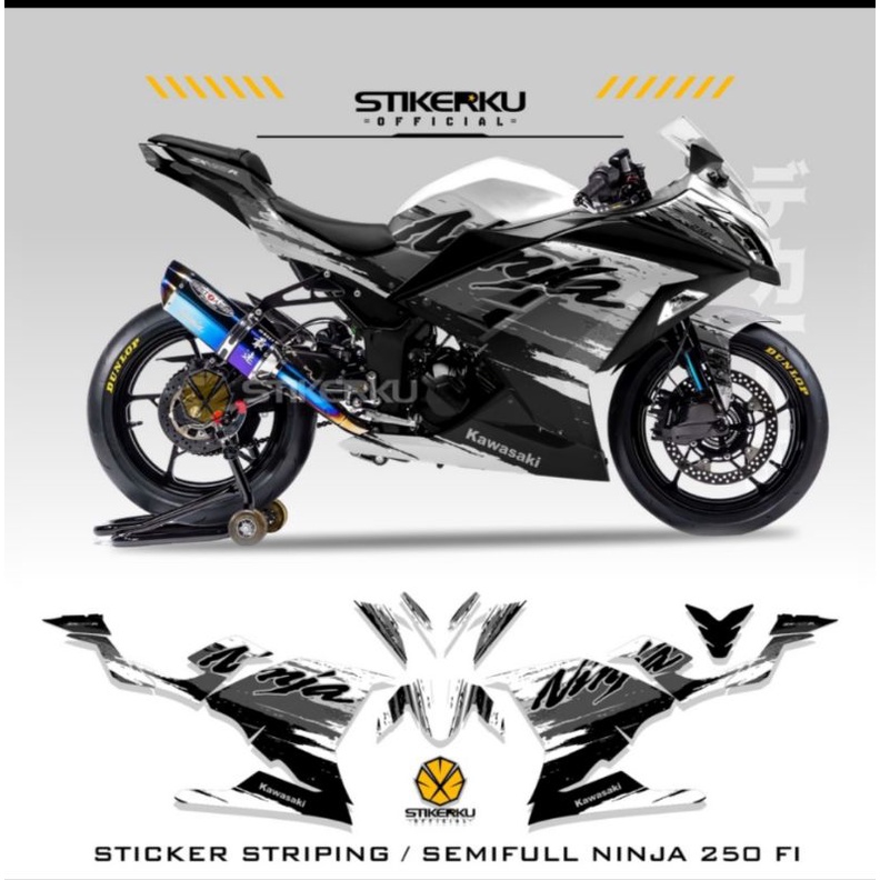 STIPING NINJA250 FI / STIKER / SEMI FULL / STIKER