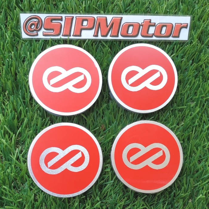 Dop Velg Mobil Variasi Logo Merah