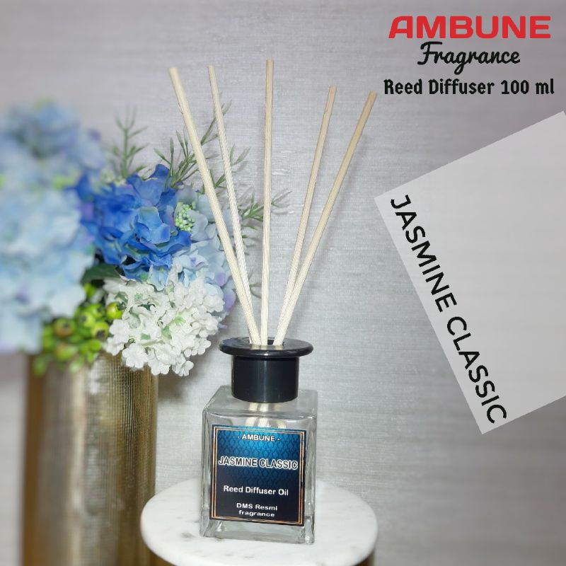 Pewangi ruangan JASMINE CLASSIC Reed Diffuser Oil 100 ml  Ambune