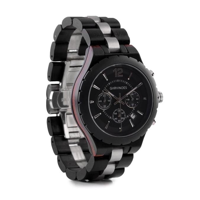 Jam Tangan Kayu GARVINOES - Grainmaster Ebonywood
