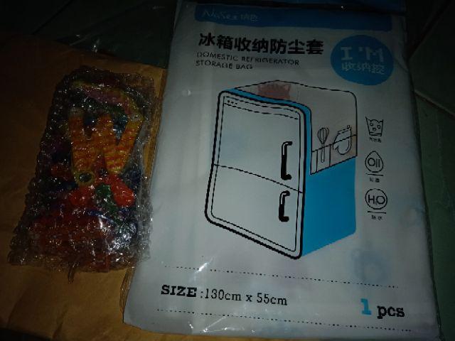 Taplak Cover  Kulkas  Organizer / Fridge Refrigerator Cover/taplak Kulkas Anti Air/ Penutup Kulkas