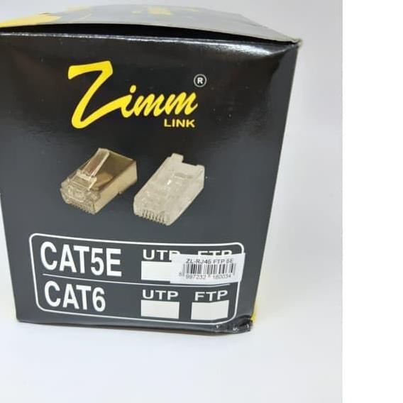 ➾ Konektor Rj45 Connector RJ45 FTP CAT5e Eceran ✤