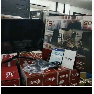 Pc Rakitan Intel Core i5/8gb/500gb/led spc 19 in fulset tinggal pake