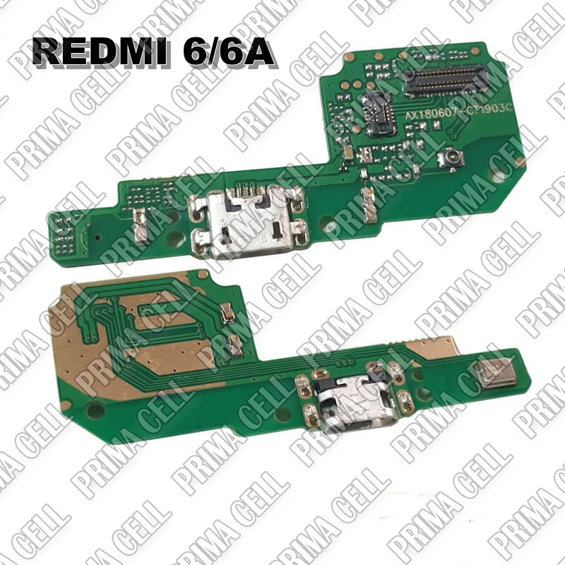 FLEXIBLE CHARGER XIAOMI REDMI 6 - 6A  / KONEKTOR CHARGER / PAPAN BOARD CHARGER XIAOMI REDMI 6 - 6A