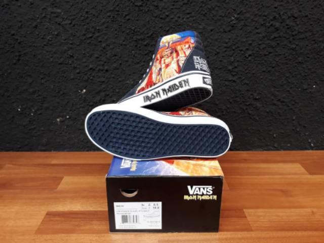 VANS SK8 HI IRON MAIDEN POWER SLAVE STV NAVY PREMIUM BNIB MADE IN CHINA Waffle ICC  40/41/42/43/44