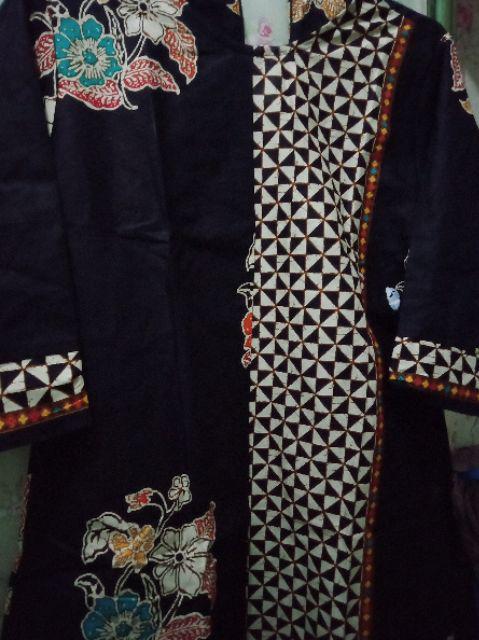 Couple Tunik Tania #2 Layer New Batik Sarimbit Midi Sogan Casual Modern Kantor Pesta Nikahan